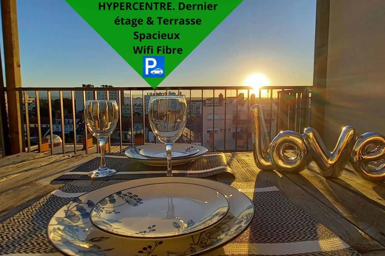 La Dolce Vita -T2 52M2- Dernier Etage- Terrasse-Parking-Wifi Fibre Apartment Tarbes Exterior photo